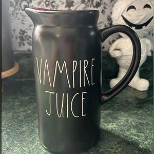 Rae Dunn Vampire Juice Halloween Pitcher Vase